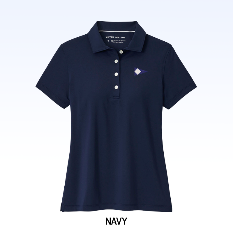 PETER MILLAR WOMEN'S SHORT SLEEVE BUTTON POLO