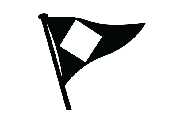 FIYC-Wavy Burgee